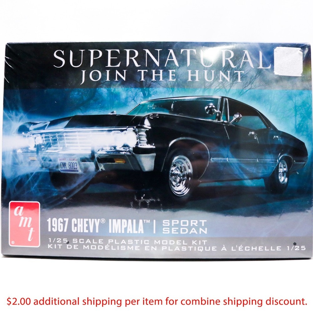 AMT Supernatural 1967 Chevy Impala Sport Sedan 1:25 Scale Model Car Kit