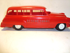 PMC 1954 Plymouth Rescue Squad Station Wagon Dealer Promo Model Car