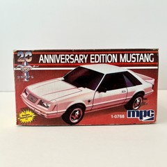 MPC 1:25 20th Anniversary Edition 1984 Mustang Model Car Kit #1-0768 -OPEN BOX