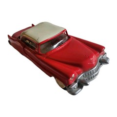 Rare Red 1955 Cadillac 2 Door Sedan Dealer Promo Model Car 1/25 Scale