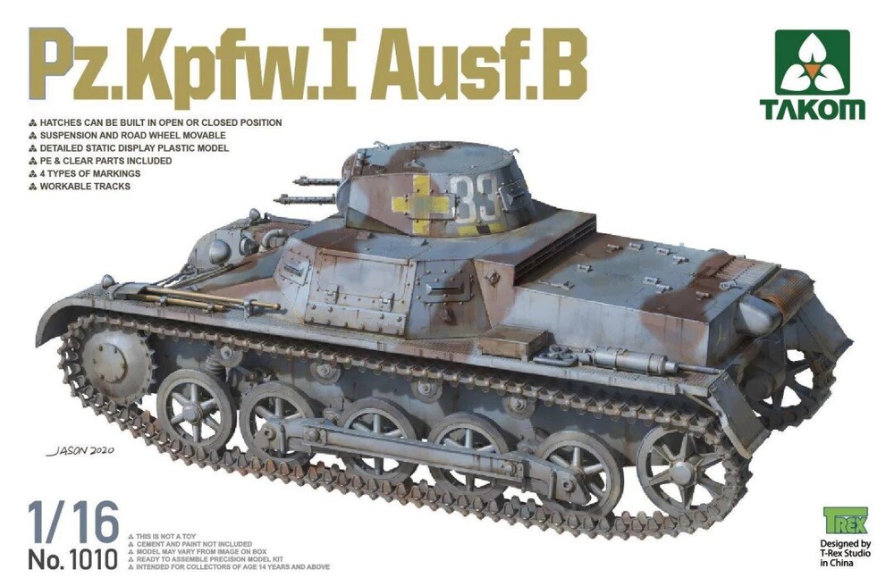 Takom (三花) 1/16 Pz.Kpfw.I Ausf.B #1010 *Sealed* 📌Listed in USA📌