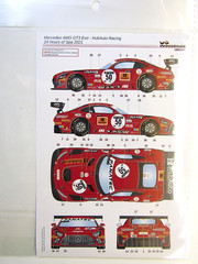 LB Production 1/24 Mercedes AMG GT3 Evo HubAuto Racing Spa 24H ’21 Decal LB24104