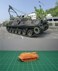 1/144 USA M88A1 Hercules Equipment Recovery Vehicle (fine detail) Resin Kit