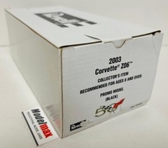 Rare New 2003 Corvette C5 Z06 50th Anniversary Black Promo Model MODELMAX