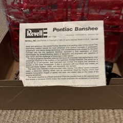 Vintage Revell Pontiac Banshee 1/25 Scale Model Kit #7100 Never Built