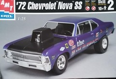 AMT ERTL ’72 Chevy Nova SS 1:25 Model 31547- FOR PARTS ONLY