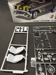 Monogram ’56 Chevy Bel Air Classic Cruiser Model Kit 1/24 Chrome Parts Headers