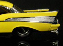57 Chevy55Chevrolet1957Race Car1:24Dragster1955Built12Metal Model18Carousel YL