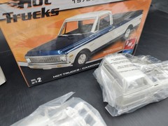 🚦😎🔥AMT/Ertl Hot Trucks 1972 Chevy Truck Kit #38163-1HD 1:25 😎🚦