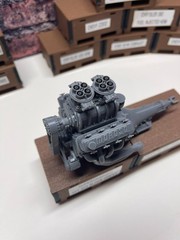 3D Printed CHEVY BLOWN BIG BLOCK with TH-400 Trans 1/24th – 1/10th MADE IN USA