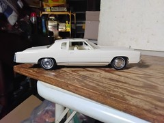 1976 White Cadillac EL DORADO Coupe Promo Dealer Model