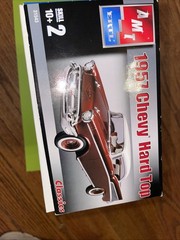 AMT Ertl 31543 1/25 Scale 1957 Chevy Hard Top Plastic Model Kit New Open Box