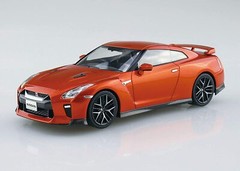 Aoshima 1/32 The Snap Kit Nissan GT-R Ultimate Orange Color Coded from Jp 1758