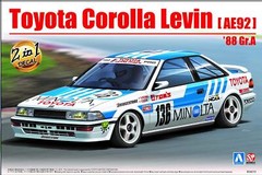Aoshima BEEMAX 1/24 Model Car Kit Tom’s Toyota Corolla Levin AE92 Gr.A JTCC ’88
