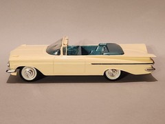 Vintage SMP/AMT 1959 Chevrolet Impala Conv 1/25 Scale Built Kit – Super Clean!