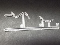 95-98 Chevy Monte Carlo RADIATOR HOSES from NASCAR Monogram 1:24 Model Kit CLEAR