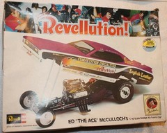 1/16 ED McCULLOCH 1976 REVELLUTION DUSTER FUNNY CAR DECAL/ATLANTIS/REVELL/MPC