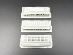 Dodge Tradesman Sportsman Ram Van 1979-1993 Grilles for 1:25 MPC Model Kit