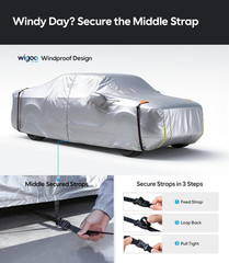Dodge Ram 2500 3500 Truck Car Cover Accessories, Custom Fit Waterproof All Weath