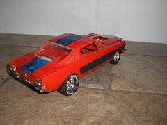 Vintage 1/25 1/24 1960’s Ford Mustang 2+2 for parts or restore Free SHIPPING