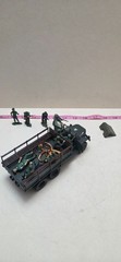 Pro-Built 1/35 US Army M35 2.5-ton Truck Model – Finished & Painted – w/ 7 Figur