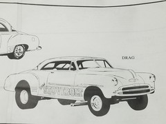 1951 Chevrolet Bel Air STOVEBOLT DECAL SHEET from AMT 1:25 Model Kit DECALS