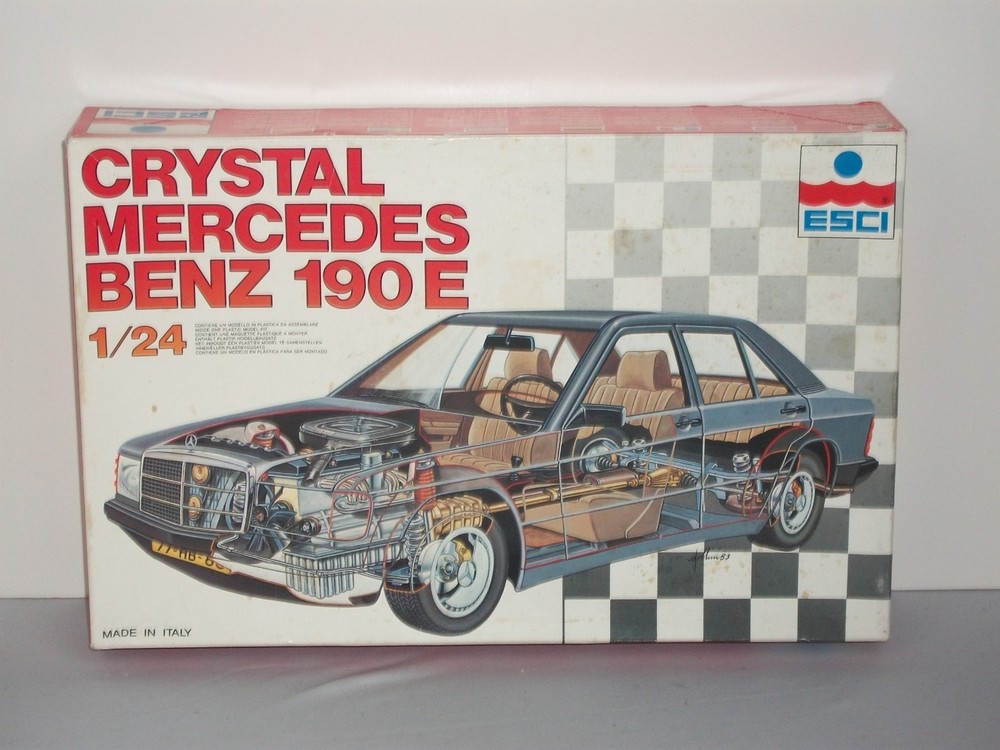 ESCI 1/24 Scale Crystal Mercedes Benz 190E