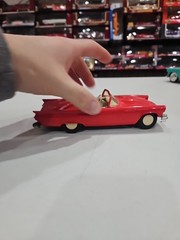 Dealer Promo Car Ford Thunderbird T-Bird Convertible 1957 1/25 Red AMT Friction