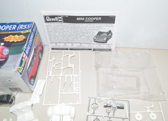 Vintage Revell MINI COOPER Junkyard Model Parts Lot 1/24 Scale Custom Fodder