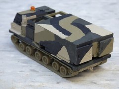 Roco Minitanks 1/87 Painted Modern US M-270 MARS Rocket Launcher Lot#8090B©