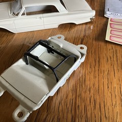 Built Model Car, STARTED AMT Skyline Kit Ford Galaxy Vintage Type Race Car