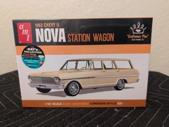AMT 1:25 1963 Chevy II NOVA Station Wagon Plastic Model Kit NEW SEALED