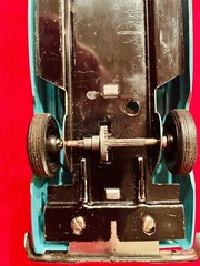 VTG 1958 FORD EDSEL DEALER FRICTION TOY PROMOTION CAR MODEL, TWO TONED METAL