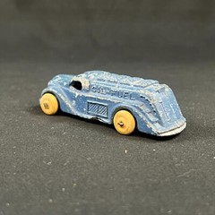 Vintage 1930s Oil & Fuel Tanker Truck Lead Slush Cast Toy Car