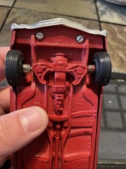 Rare AMT 1972 Chevy Chevelle Red Dealer Plastic PROMO MODEL Car 1/25