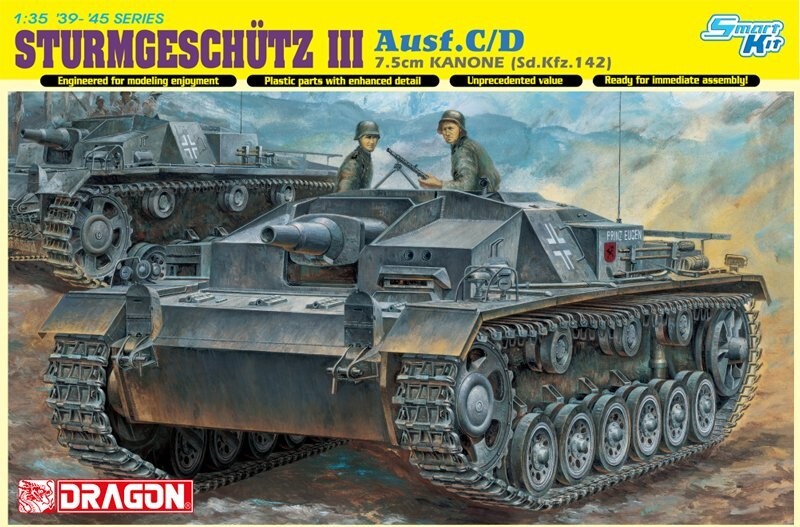 DRAGON 6851 1/35 STURMGESCHUTZ 7.5cm KANONE Ausf.C/D