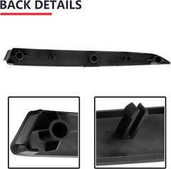 Front Headlight Headlamp Trim Black Driver Passenger Pair Fit for 2013 2014 2015