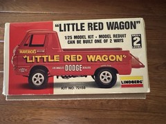 Lindberg Little Red Wagon Kit 72158 Signed By Bill Golden Opened Box