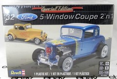 1:25 Scale ’32 Ford 5-Window Coupe 2’n1 Plastic Model Kit – Revell #85-4228