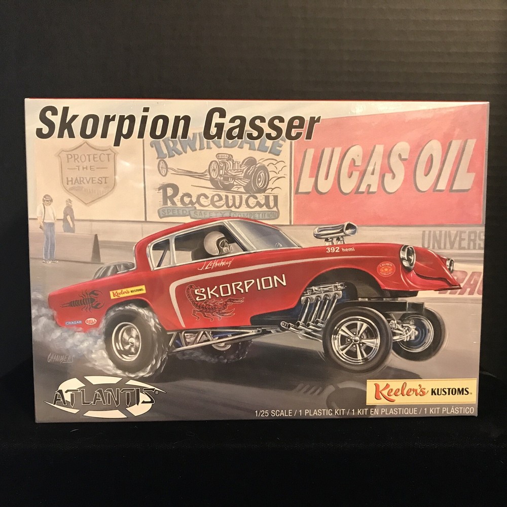 ATLANTIS 13102 SKORPION GASSER MODEL KIT-NIB-1/25 SCALE