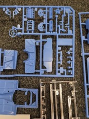 1966 66 Chevy II Nova Pro Street 1/25 Scale Model Parts Lot wide wheel well #2