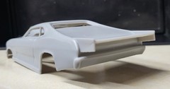 1/24 scale resin 3d printed 1970 Duster Pro Mod drag body model slot car