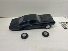 1/25-1/24 1969 DODGE SUPERBEE BLACK PARTIALLY BUILT PARTS MODEL CAR KIT