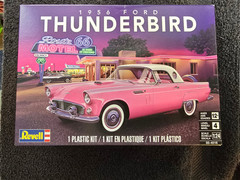 Revell 1956 Ford Thunderbird 1/24 Scale Plastic Model Car Kit 85-4518 NEW