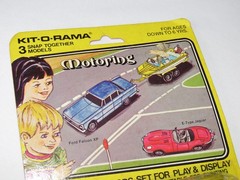 Vintage 1975 Kit-O-Rama Snap Together Models – Motoring, Made in Australia R&L