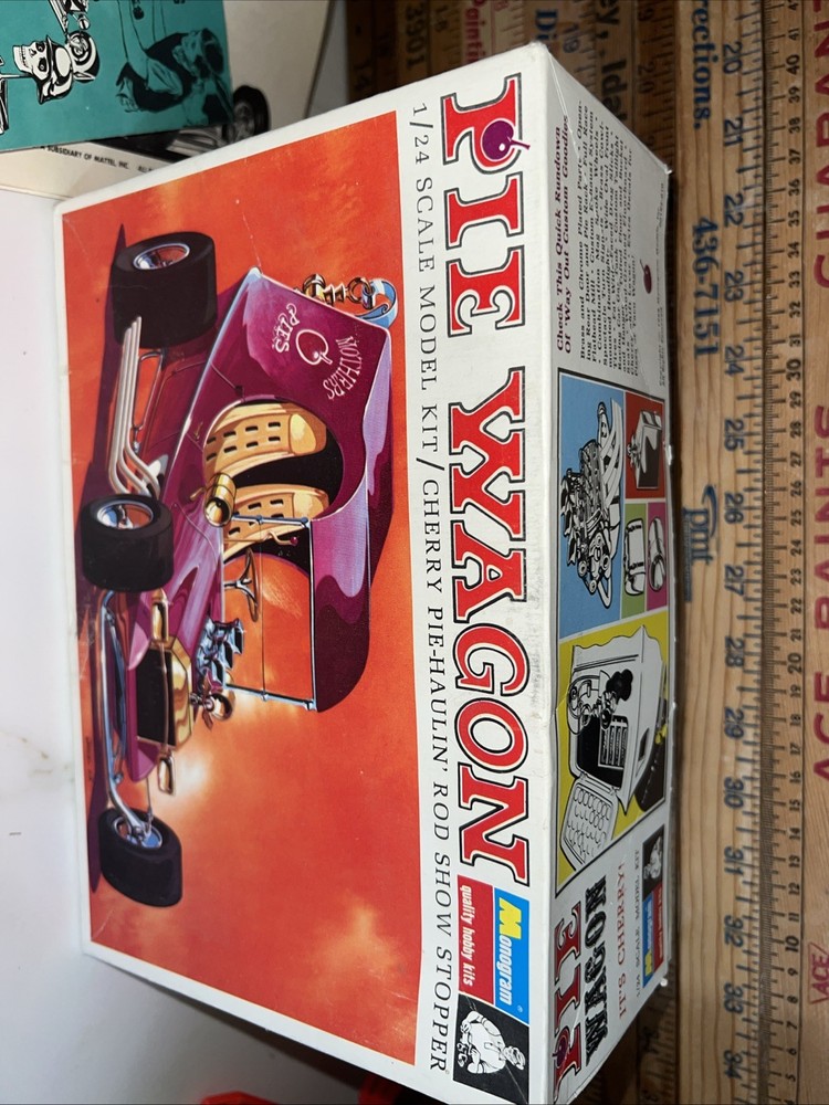 Vintage Monogram PIE WAGON CHERRY PIE-HAULIN ROD Model Kit 1/24 scale NISB