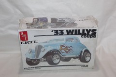 NEW 1979 AMT Ertl 6570 1/25 1933 Willys Coupe 427 Cammer Gasser Model Kit