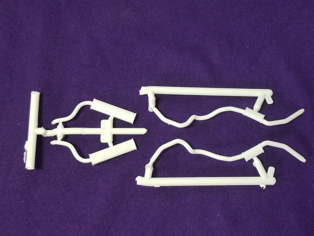 1960 Chevy Nomad Station Wagon EXHAUST for AMT 1:25 Model Kit 60 Chevrolet