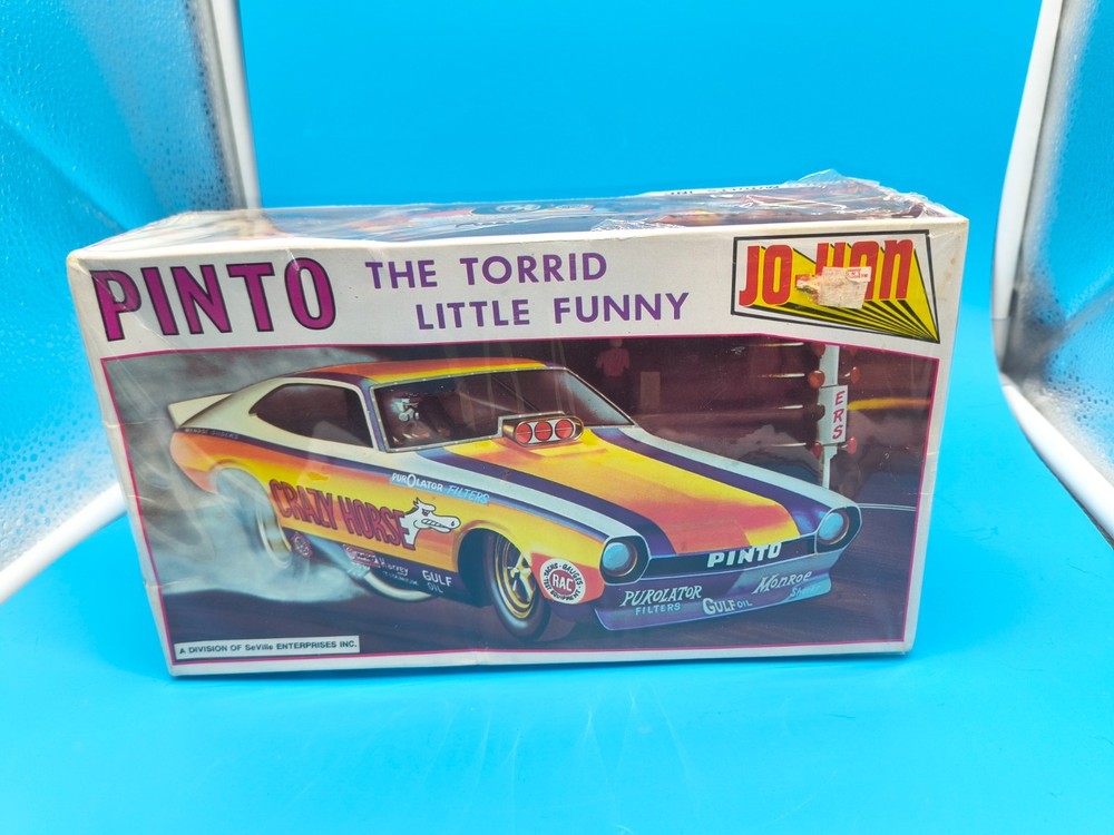 Vintage 1/25 JO-HAN PINTO THE TORRID LITTLE FUNNY GC-3200 FACTORY SEALED 1970S