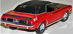 Plymouth Cuda Classic Custom Built Metal Model Concept Hot Rod Race Car